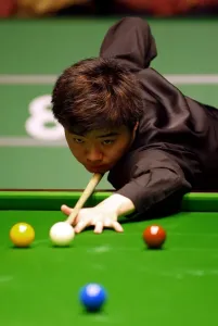 Ding Junhui Print - 2007 Snooker Championship at The Crucible Theatre