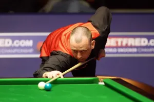 Mark Williams Print - Snooker Championship at The Crucible