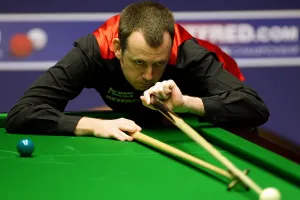 Mark Williams Print - Wales World Snooker Championship at The Crucible