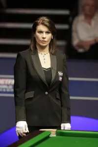 Michaela Tabb Print: A Snooker Referee at the Crucible