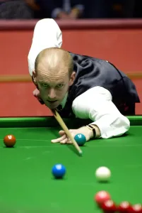 Peter Ebdon Print - England Embassy World Snooker 2002