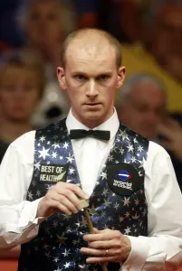 Peter Ebdon England Embassy World Snooker 2002 Print
