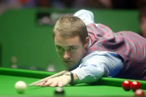 Stephen Hendry Print - The Barbican Centre, York Snooker Championship 2003