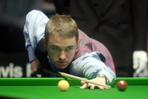Stephen Hendry Print - Snooker Championship at The Barbican Centre, York