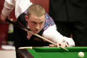 Stephen Hendry Print - Scotland Embassy World Championships Snooker Photo