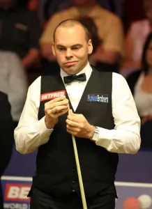 Print of Stuart Bingham at the World Snooker Championship