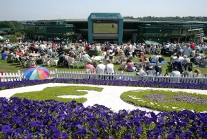 Wimbledon Print: Aorangi Terrace (Henman Hill) 2003