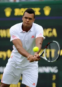 Jo-Wilfried Tsonga Print, Wimbledon 2012