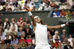 Rafael Nadal Print, Wimbledon 2007