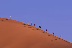 Namibia Prints: Sossusvlei Sand Dune Hike Print