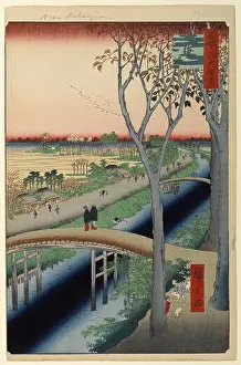 Edo Period Japanese Woodblock Print - 100 Views Edo 104