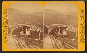 295 Switchback Railroad Print, Mt. Pisgah landscape view