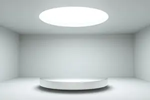 Round Platform Print, 3D Rendering