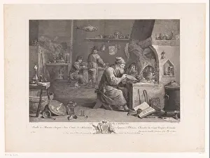 Alchemist at work, Print