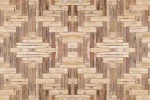 Bamboo Old Weave Wall Texture Print