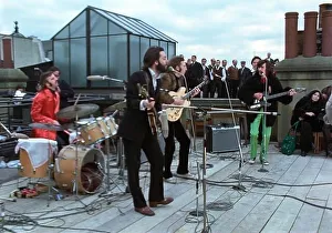 The Beatles Rooftop Concert Print