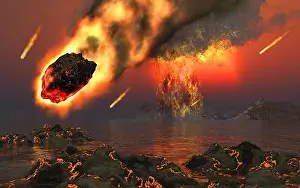 Birth of a Planet Print: Earth Formation Image