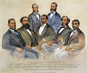 Black Senators Print, 1872