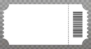 Blank Event Ticket Print