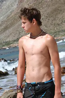 Beach Teen Boy Print