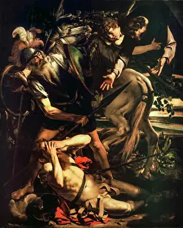 Caravaggio The Conversion of Saint Paul Print circa 1600