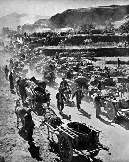Mine Field Carriages Print