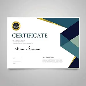 Luxury Print Certificate Template