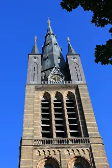 Catholic Church Tower Print Netherlands