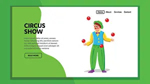 Circus Juggler Print