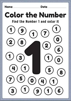 Printable Math Worksheet for Preschool and Kindergarten