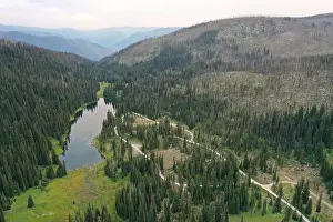 Hoodoo Lake Print - Remote Wilderness Access Point