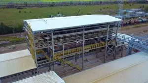 Developing Province Print - Drone View of Construction Sites