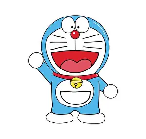 Doraemon Cute Vector Illustration Print