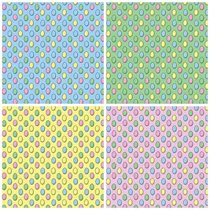 Easter Eggs Texture Print