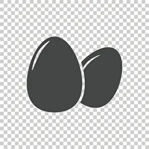 Egg Icon Print