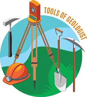 Geological Tools Print