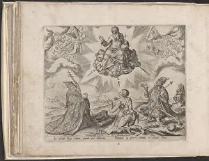 "God Hands Out Tasks to the Three Estates, 1563-1570 Print"