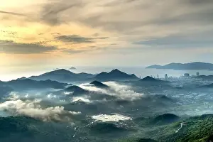 Nha Trang Coastal City Morning Print