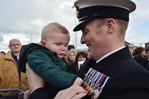 HMS Daring Returns Home Print