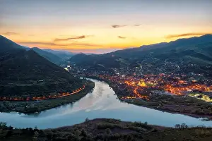 Jvari Monastery Print, Mtskheta, Georgia in HDR