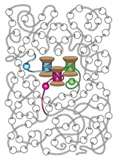 Labyrinth Game Print for Children