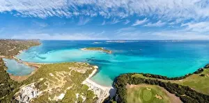 Corsica Island Landscape Print with Plage du Petit Sperone