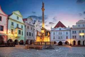 Cesky Krumlov Twilight Print