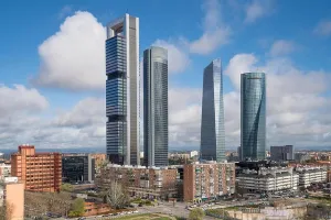Madrid Cityscape Print at Daytime