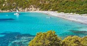 Roccapina Beach Landscape Print