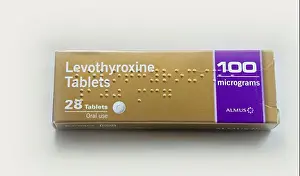 100 micrograms Levothyroxine Tablets Print