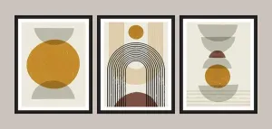 Mid Century Modern Art Print Set