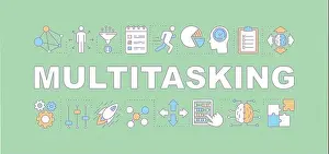 Multitasking Concepts Print