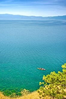 North Macedonia Collection: Ohrid Lake, Republic of Macedonia, Balkans
