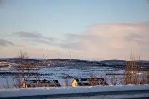 Panoramic Mountain View Print of Kiruna Landscape